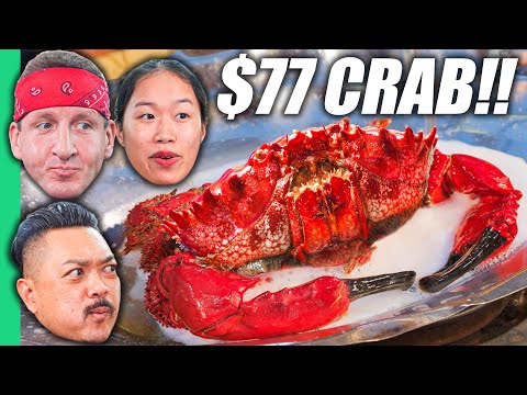 $7 Asian Crab vs $77 Asian Crab!! Rarely Seen Seafood Species!!