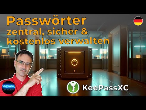 KeePassXC - Passwörter zentral und sicher speichern - kostenloser Passwortmanager