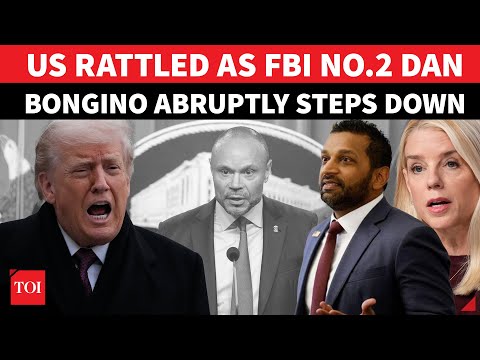 Shock Exit At Kash Patel-led FBI: Trump Ally Bongino Resigns | Epstein Files, Bondi Behind Fallout?