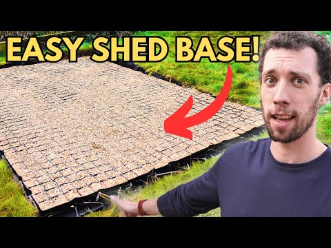 How To Install a Grid Shed Base!🛖(The EASY Way)
