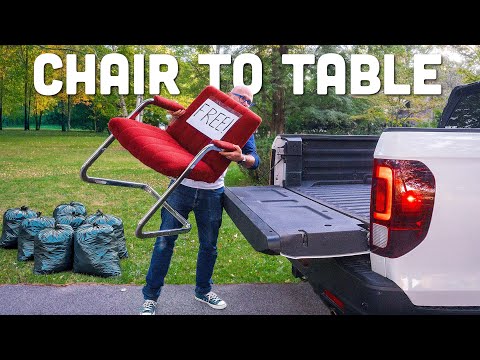 From Chair to a Stunning Table (Amazing Transformation)