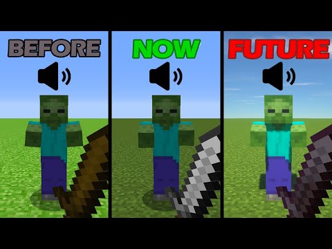 sounds of minecraft before vs now vs future