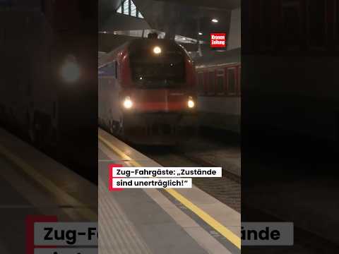 Zug-Fahrgäste: „Zustände sind unerträglich!“ #news #österreich