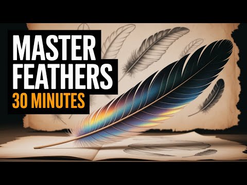 Master Drawing Feathers in 30 Minutes GUARANTEED!