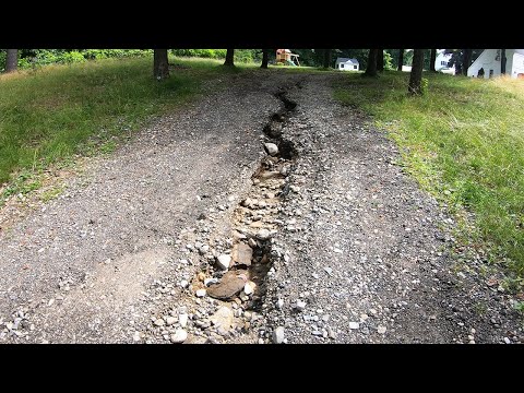 Repairing Washed Out Gravel Driveway