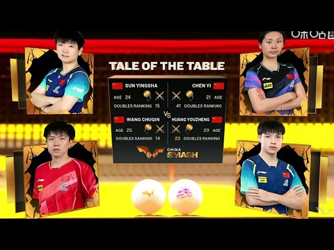 孫穎莎/王楚欽vs陳熠/黃友政｜2025WTT中國大滿貫混雙決賽｜莎頭組合衝擊冠軍