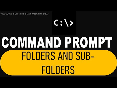 How to Create Folders and Sub-Folders in Command Prompt