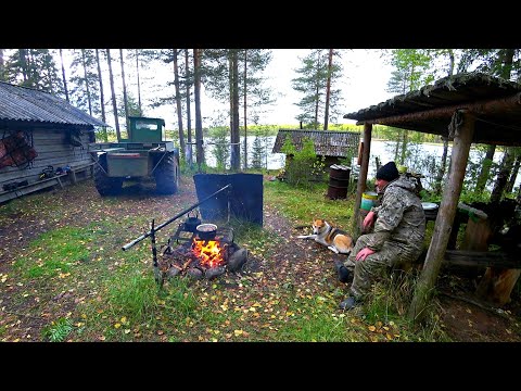 🏕С БАТЕЙ НА БЛИЖНИЙ КОРДОН/ОХОТА И РЫБАЛКА ОСЕНЬ2020/ЧАСТЬ 2