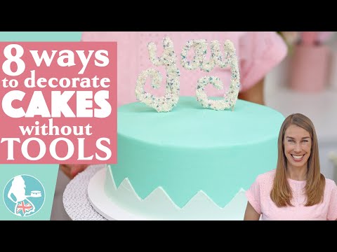 8 Ways to Decorate Cakes without Fancy Tools