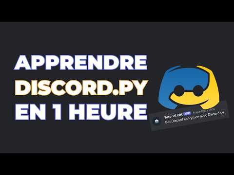 Créer un Bot Discord en Python en 2026 : Formation complète 1h (commandes + hébergement gratuit)