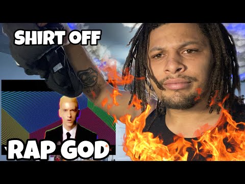 DID I WITNESS GOD LOL - Eminem Rap God (REACTION)