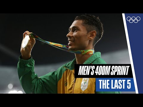 Last Five Men’s 400m Champions 🏃♂️🥇 | Athlete Highlights