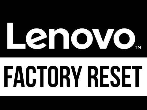 How to reset your PC to factory defaults - Lenovo Laptop | Factory Reset | Delete All files