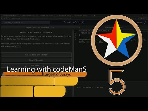 JavaScript Basic Algorithm Scripting: Return Largest Numbers in Arrays | FreeCodeCamp