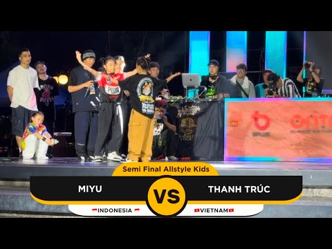 Hipfest World Final 2024 | Semi Final Allstyle Kids | Miyu (IND) vs Thanh Trúc (VN)