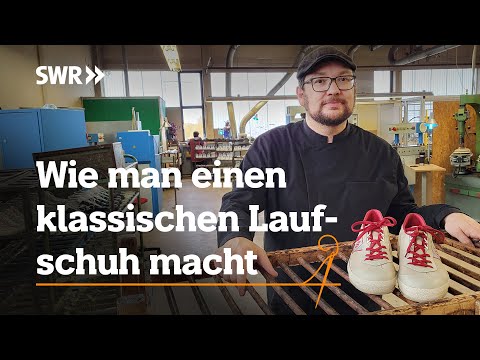How to make a classic running shoe | SWR Craftsmanship