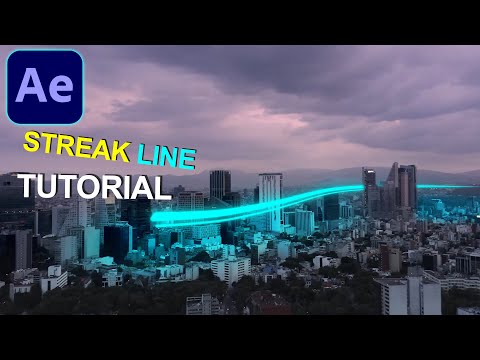 How to Create Streak Line In After Effects Tutorial