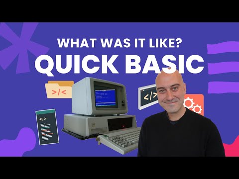 What was programming in QuickBasic like?