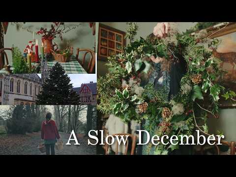 An English December🎄Foraging Wreaths, Festive Living & Cosy Homes
