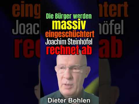 Die Bürger werden massiv eingeschüchtert Steinhöfel rechnet ab #shortsfeed #meinungsfreiheit #fyp
