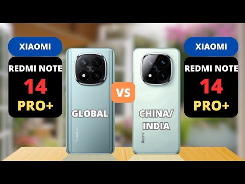 Redmi Note 14 Pro+ Global vs Redmi Note 14 Pro+ China/India Comparison