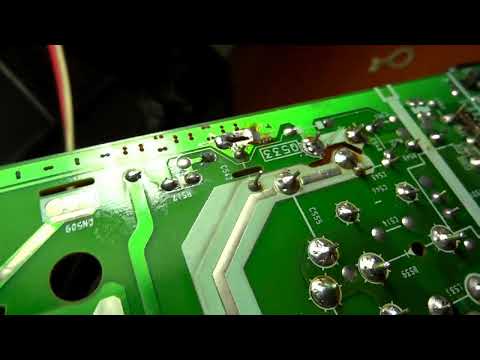 Ремонт телевизора Sony KV-21T5R. Два моргания светодиода. Курсы телемастеров.