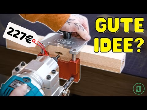 Festool too expensive? This adapter turns your one-handed router into a domino router! | Jonas Wi...
