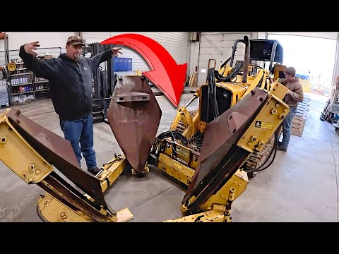 John Deere 350C Track Loaders Revived with Bizarre Mystery Attachments!