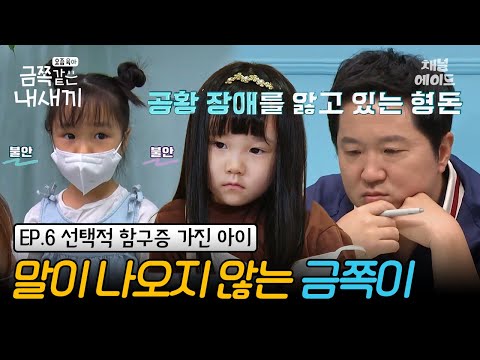 (금쪽이 6회 풀버전) 울컥한 정형돈 "불안을 느끼는 사람들이 정말 많구나"😭 말하기 힘든  #선택적함구증 | 금쪽같은 내새끼 6회