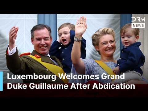 Grand Duke Guillaume Sworn In as Luxembourg’s Monarch, Family Appears on Palace Balcony | AC1G