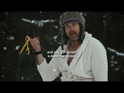 Cousin Eddie Shows You the Secret to Holiday Cord Management | Cord-Tie Demo
