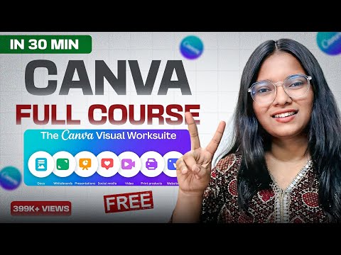Learn Canva in just 30 mins 🚀 | Canva Tutorial For Beginners in Hindi