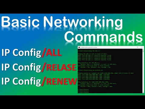 Basic Networking Commands (Video 2) Ipconfig Subcommands Explained - How to Find &amp; Renew IP Address