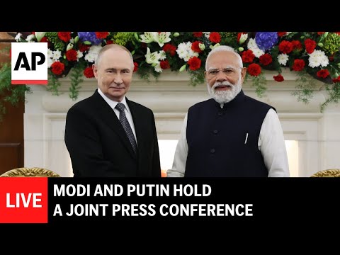 LIVE: Modi and Putin hold a joint press conference