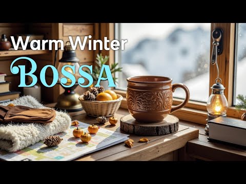 ☕❄️ Warm Winter Bossa Nova Jazz ~ Cozy Coffee Shop Vibes & Relaxing Piano