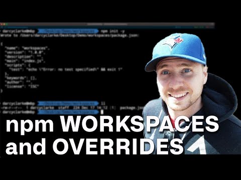 npm workspaces and overrides #DemoDays