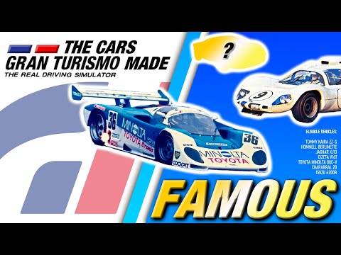 The Cars You Only Know BECAUSE of Gran Turismo