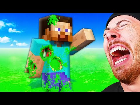 Minecraft Steve VS Pool of ACID! (funny animation)