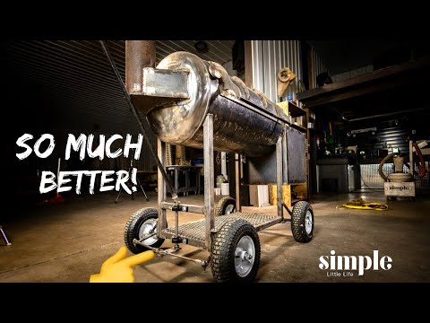 My OFFSET SMOKER Just Got a HUGE Upgrade with GO-KART Steering