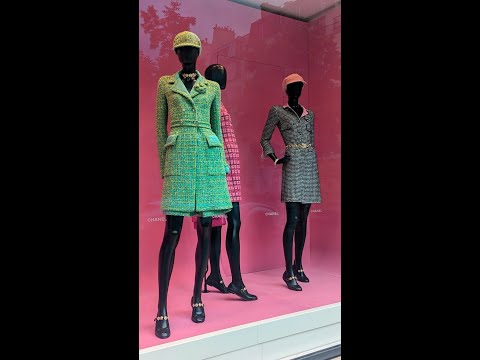 come see $100,000 worth of luxury goods on rue st honore in paris - chanel, dior, balmain, etc