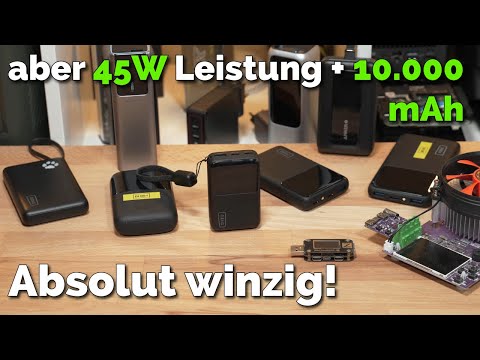 Die kleinste 10.000 mAh Powerbank, mit ordentlich Power! INIU P50 im Test