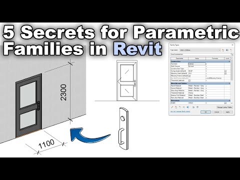 5 Tips and Tricks for Parametric Revit Families Tutorial