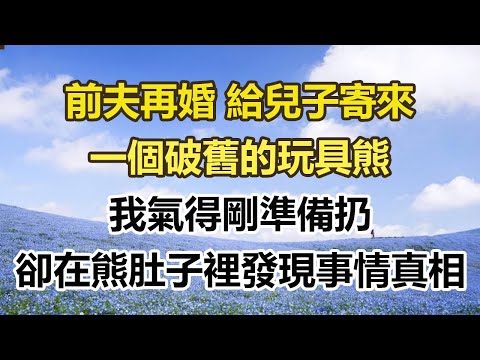 前夫再婚 給兒子寄來，一個破舊的玩具熊，我氣得剛準備扔，卻在熊肚子裡發現事情真相#幸福敲門 #為人處世 #生活經驗 #情感故事