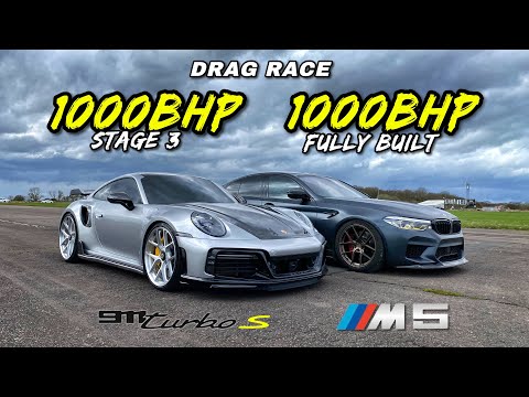 STREET KINGS...1000BHP BMW M5 vs 1000BHP 911 TURBO S