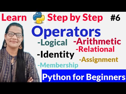 OPERATORS IN PYTHON IN HINDI | ZEENAT HASAN ACADEMY
