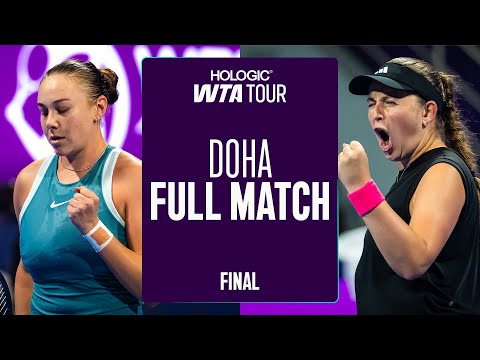Amanda Anisimova vs. Jeļena Ostapenko | 2025 Doha Final | Full Match Highlights