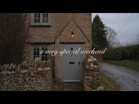 a very special weekend | the cotswolds, christmas shopping and a proposal💍  [silent vlog]