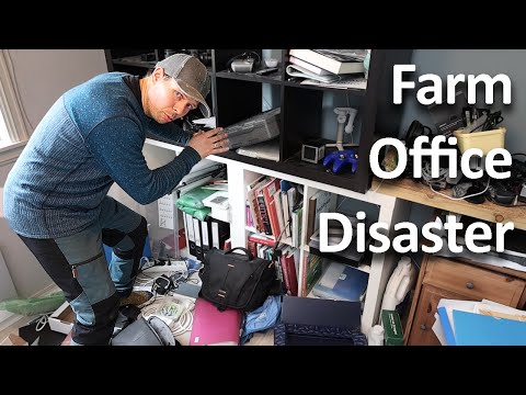 Our Farm Office is a Complete Disaster… Time for a Serious Upgrade!
