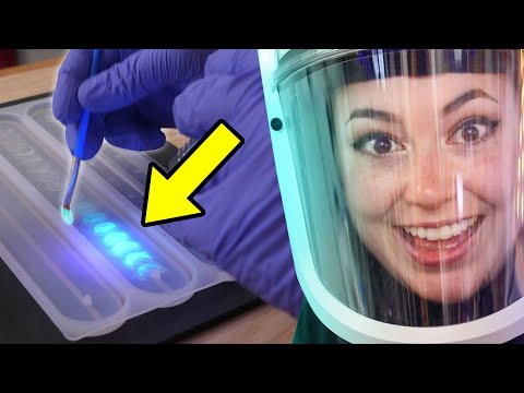 3 Trippy DIY Resin Incense Burners (1 glows)