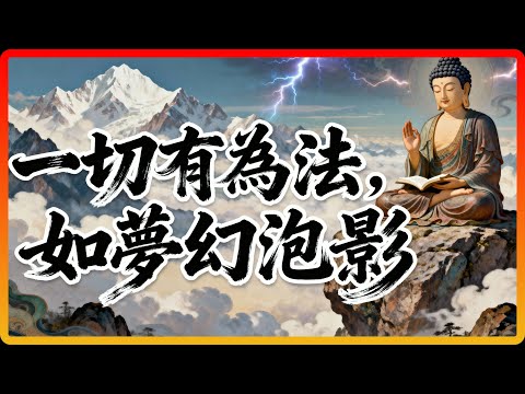 《金剛經》最後四句偈，顛覆無常觀，揭開娑婆夢幻真相！#佛教 #佛法 #修行 #開悟 #金剛經